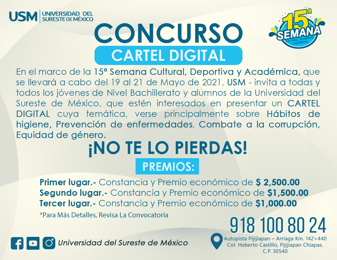 Primer Concurso “CARTEL DIGITAL” 2021