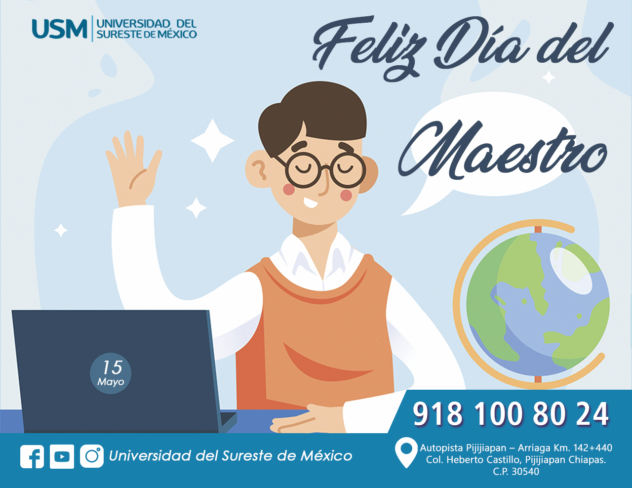 Feliz día del Maestro – 12 de Mayo